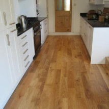 Solid Oak with a Satin Lacquer